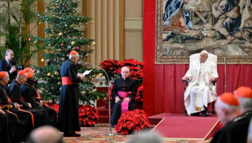 El Papa Francisco en su discurso a la Curia vaticana