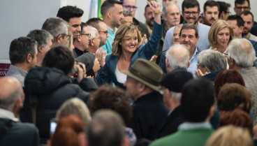 Alegría ha estado arropada por sus paisanos de La Zaida.