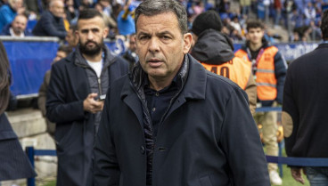 Javi Calleja durante el partido ante el Córdoba