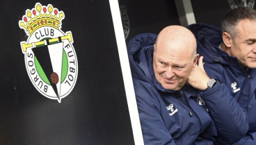 Pepe Mel, en el banquillo ante el Burgos