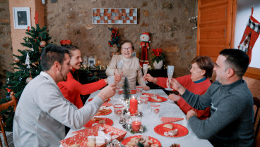 Momento del vídeo navideño de la Diputación