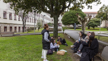 Interior del Campus de Ferrol en donde también estará prohibido fumar