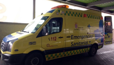 Ambulancia en el Hospital Virgen de la Concha