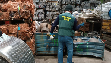 La operación ha permitido desarticular un grupo criminal dedicado y especializado en el robo y la comercialización de metales