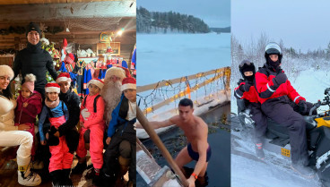 Las vacaciones virales de Cristiano Ronaldo junto a su familia en Laponia.