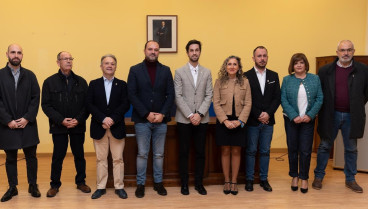 Algunos de los participantes en el acto de aniversario