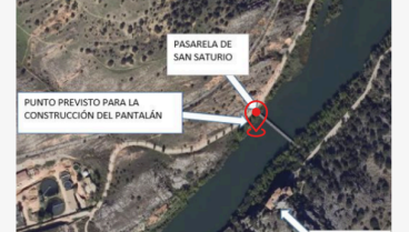 El barco navegable permitirá acceder a una zona del Duero a su paso por Soria hasta ahora inaccesible