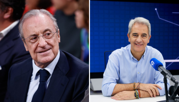 Florentino Pérez y Manolo Lama