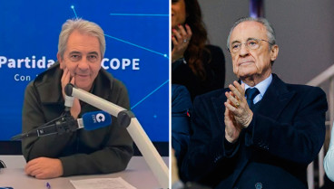 Manolo Lama y Florentino Pérez