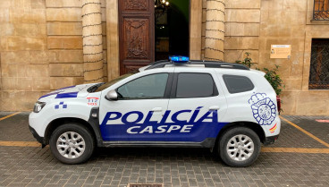 Vehículo de la Policía Local de Caspe