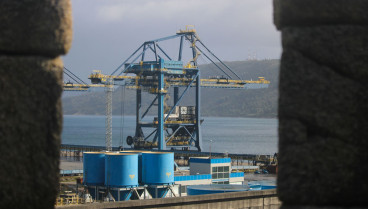 Imagen del puerto exterior de Ferrol