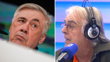 Carlo Ancelotti y Siro López