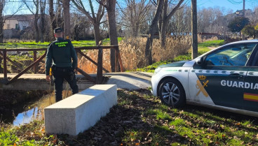 Imagen de archivo de un guardia civil en un pueblo de Zamora