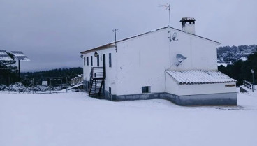 Nieve en zonas de Albacete