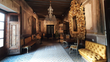 Salón amarillo del Palacio de Guevara de Lorca