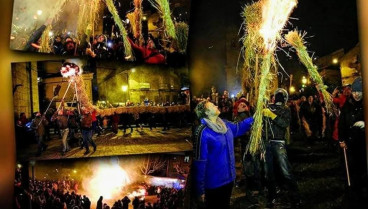 Festa dos Fachós en Castro Caldelas