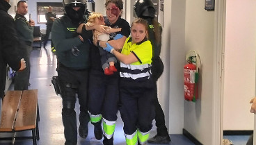 Simulacro atentado terrorista en el Campus de la UCAM-