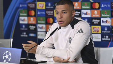 Mbappé, en rueda de prensa