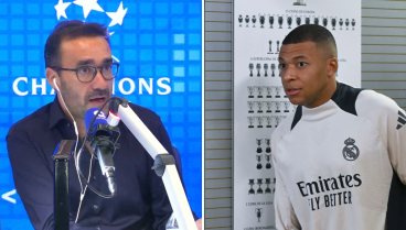 Juanma Castaño y Kylian Mbappé