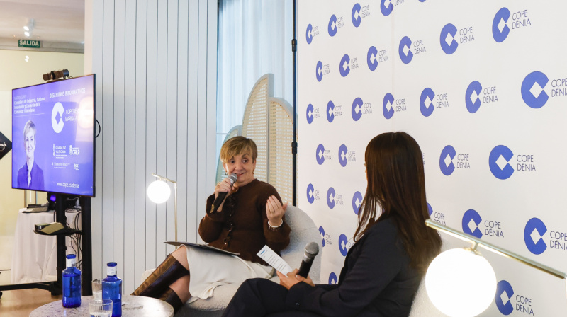 Desayuno informativo COPE Dénia Marina Alta con la Consellera de Innovación, Industria, Comercio y Turismo, Marian Cano