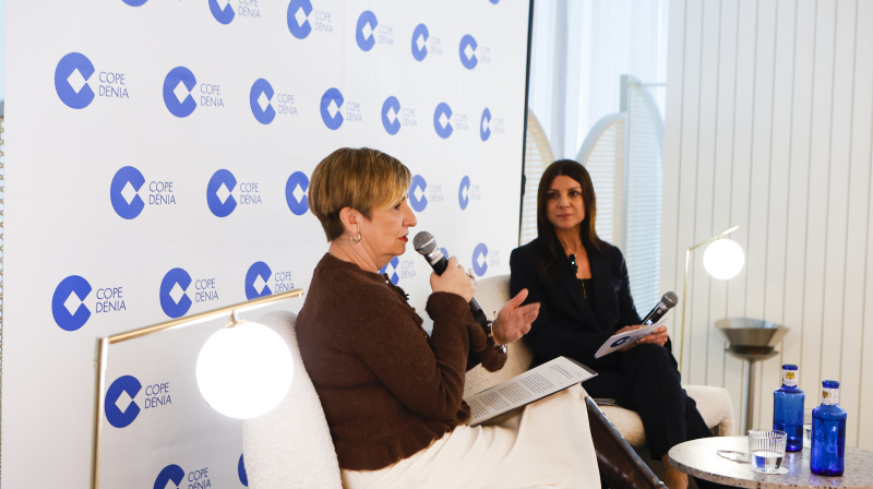 Desayuno informativo COPE Dénia Marina Alta con la Consellera de Innovación, Industria, Comercio y Turismo, Marian Cano