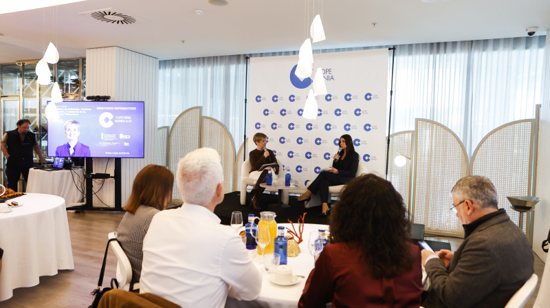 Desayuno informativo COPE Dénia Marina Alta con la Consellera de Innovación, Industria, Comercio y Turismo, Marian Cano