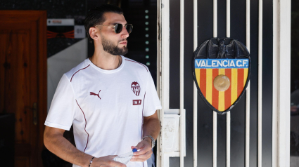 Rafa Mir, el jugador del Valencia CF.