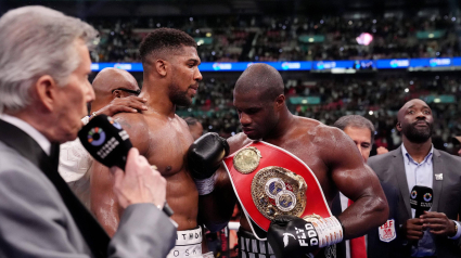 Anthony Joshua y Daniel Dubois.