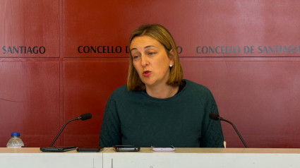 La portavoz del Gobierno local de Santiago, Miriam Louzao