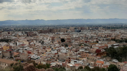 Panorámica del casco urbano de Lorca