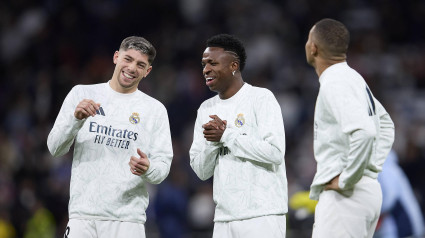 Vinicius, Mbappé y Valverde