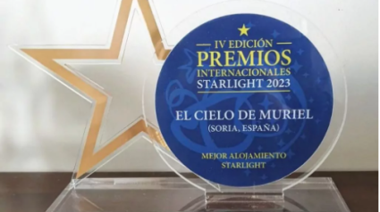 El Cielo de Muriel, reconocido como Mejor Alojamiento por la Fundación Starlight