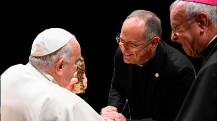 El Papa Francisco, Mossèn Marià Gastalver y Monseñor Sebastià Taltavull