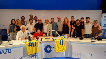 Foto de familia de El Partidazo de COPE desde El Puerto de Santa María