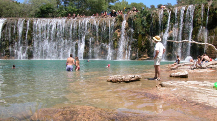 IMAGEN DE UNA DE LAS ZONAS DE BAÑO DE HUESCA