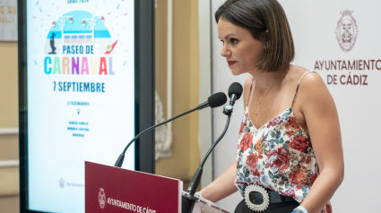 Beatriz Gandullo, concejala de Fiestas del Ayuntamiento de Cádiz