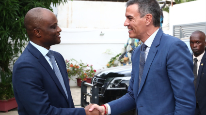 Pedro Sánchez en Dakar, Senegal