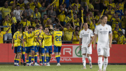 Moleiro adelantó a Las Palmas frente al Real Madrid.