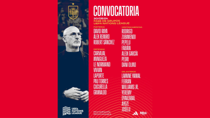 Convocatoria selección española.