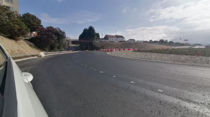 Nueva glorieta de intersección entre As Pías y la Trinchera