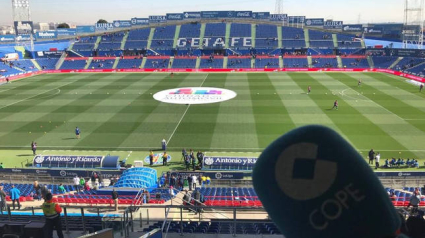 Tiempo de Juego en el Coliseum de Getafe.