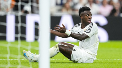 Vinicius Júnior durante un instante del partido ante el Real Betis