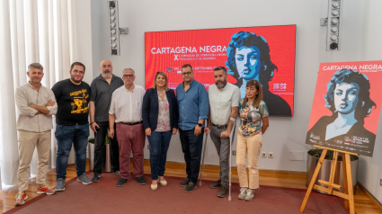 Los responsables del certamen en su presentación