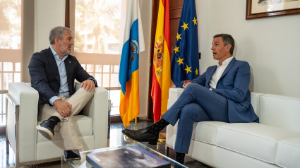 Pedro Sánchez y Fernando Clavijo