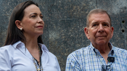 Maria Corina Machado y Edmundo Gonzalez