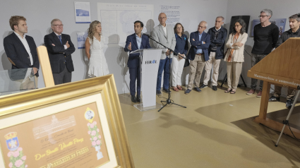 Inauguración de la exposición Benito Vicetto en el Torrente Ballester