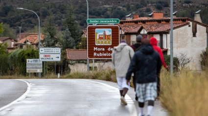 Migrantes de Mali en Mora de Rubielos