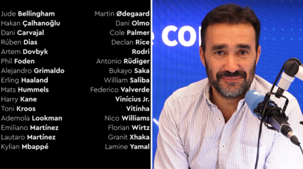 La lista de nominados al Balón de Oro de 2024 y Juanma Castaño