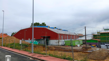 Las obras han dado comienzo en el pabellón polideportivo de Ares