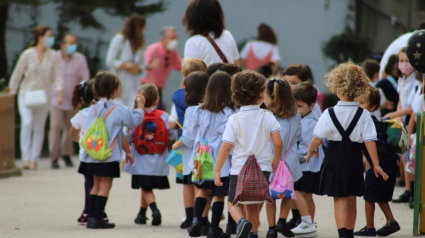 Inicio de curso en un colegio de la Comunidad Valenciana